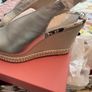Silver leather wedges - Reduced to sell Image 2