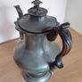 Antique rare large pewter teapot by Dixon & Son sold by W. & J. Edmundson & Co.  35 Capel st. Dublin  circa 1830 Image 5