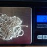 925 sterling silver interlocking multi-ring bracelet 22 grams Image 5