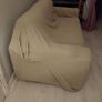 Beige 3 seater Sofa cover Image 5