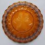 Vintage Amber Glass Bowl Image 2