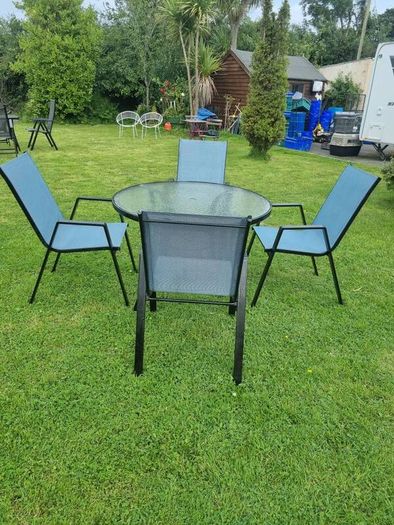 Garden table and chairs