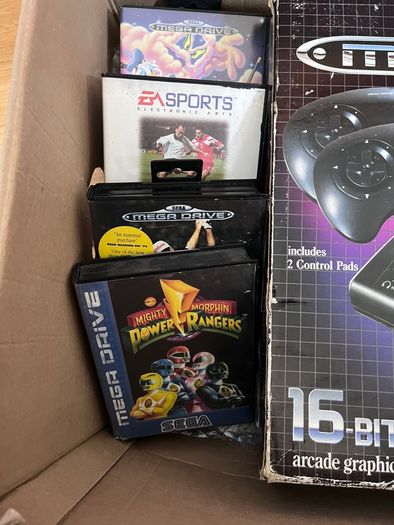ULTIMATE Sega Mega Drive & Master System Collectors Lot BOXED Console 12+ Games TESTED