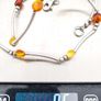 Vintage Natural Honeycomb And Baltic Amber Sterling Silver Necklace Image 8