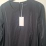 Womens COS black dress shiny silky  polyester modal blend Size UK 14 EU 40 Brand new BNWT Image 3