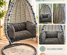 Hanging Egg Chair with Stand