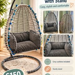 Hanging Egg Chair with Stand