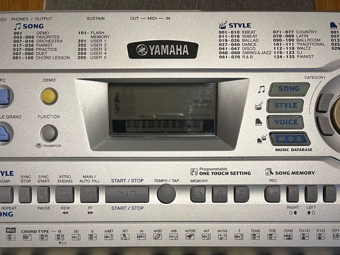 Yamaha PSR-290 keyboard