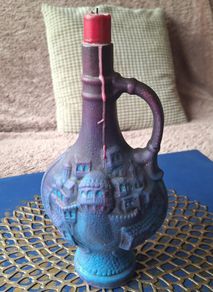 Hand Painted Jug Candle Holder