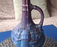 Hand Painted Jug Candle Holder