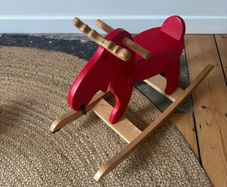 Rocking chair wooden toy
