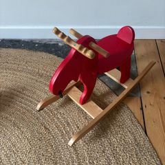 Rocking chair wooden toy