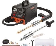 Stud Welder Dent Repair Kit 3 KW Spot Welder Dent Puller & 6 Welding Modes