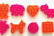Mini Pop Push It Fidget Game 8 Styles &amp; 2 Colours