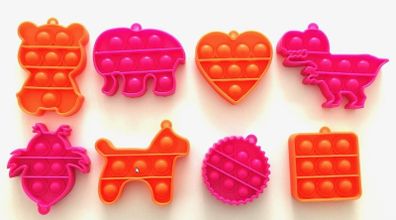Mini Pop Push It Fidget Game 8 Styles & 2 Colours