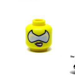 LEGO Superheroes Catwoman Error Prototype Test Print Colour Yellow Head Rare And Hard To Find