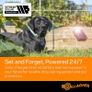 Complete Set ..solar Dog Fence Kit 80cm Includes Posts,wire,insulators Etc Etc Image 5