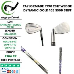 Taylormade P790 2017 Wedge Aw 48 Degree / Dynamic Gold 105 S300 Stiff