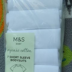 Marks & Spencer's 7 Pack Bodysuits. New