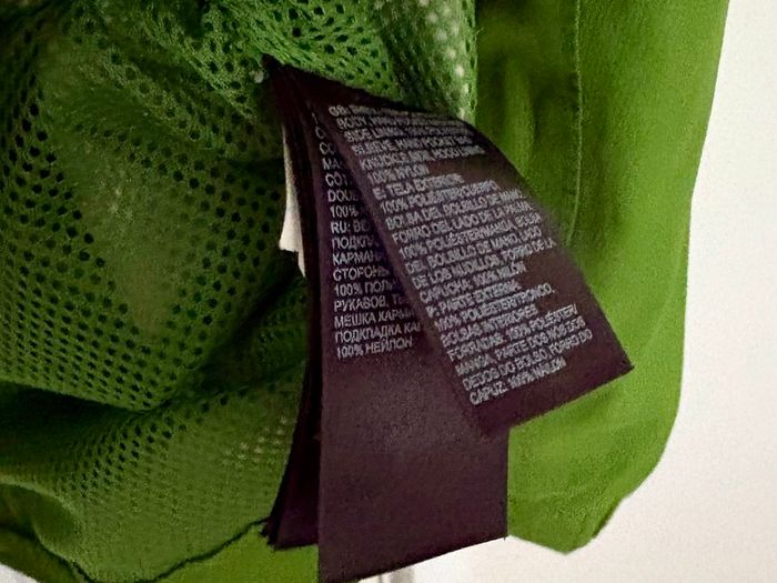 The North Face rain jacket