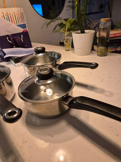 Morphy Richards Induction and Regular Hob 3 Piece Pot Set