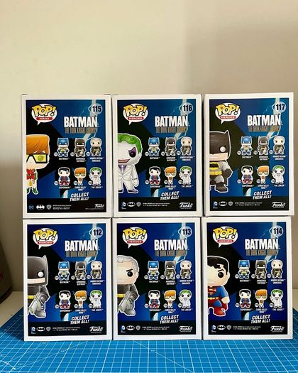 The Dark Knight Returns Set x 6 - Batman, Superman - Funko Pop
