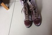 Dorothy  Perkins Mink/Taupe  Velvet  Ankle  Boots.    S. 7.  NEW.