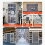 Clear PVC Strip Curtain 8 PCS Walk in Freezer Cooler Curtain Strips, Smooth Waterproof Plastic Door Strips for Warehouse, Freezer, Garage Doors Image 2
