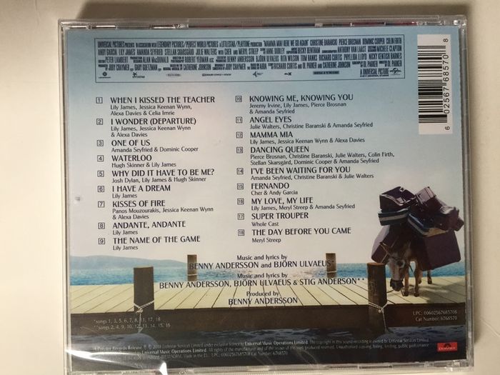 Mamma Mia! Here We Go Again [2018] (CD Movie Soundtrack Album) STILL SEALED
