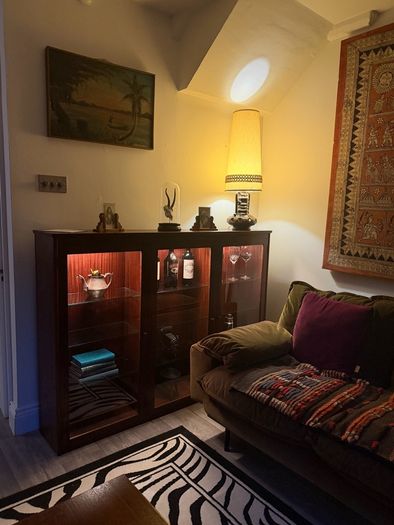 Vintage Display Drinks Book Cabinet