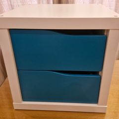 IKEA Kallax cube with drawers