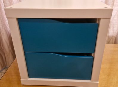 IKEA Kallax cube with drawers