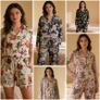 Brand New Hand Block Print Cotton Pajama Set: Ultra-Soft Cotton Night Dress Sleepwear Image 2
