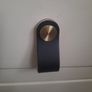black leather drawer pulls Image 3