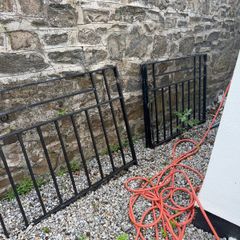 Wrought iron entrance gates made by Kennan & Son