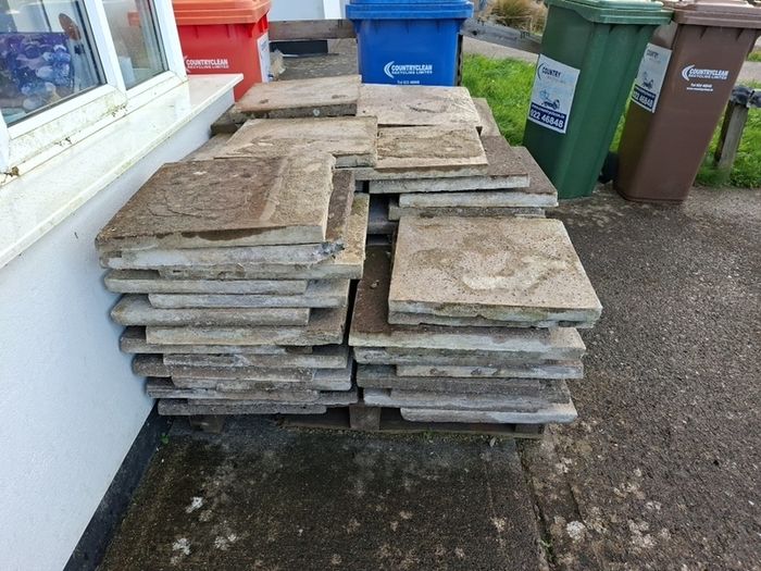 Patio slabs