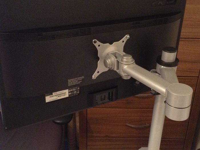 Single Monitor Desk Mount, Height Adjustable Monitor Stand Mount, Full Motion Monitor Arm Desk Mount