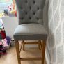 Four Grey Fabric Counter Bar Stool - Clara Image 3