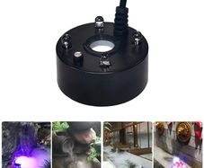 5V USB Mist Maker Fogger Nebulizer Water Fountain Fish Tank Pond Atomizer Head With 4 LED Colourful Lights