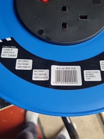50m Cable Extension Reel