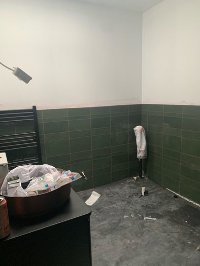 11sqm green wall tiles