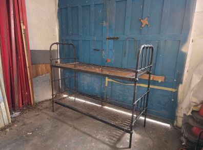 wrought iron antique bunkbeds