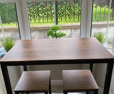 Bar and stool set