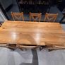 Oak Dining Table and 8 Chairs Image 4