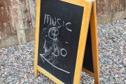 Footpath A Frame sign, blackboard