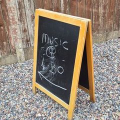 Footpath A Frame sign, blackboard