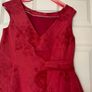 Coast Raspberry Red Jacquard fun dress Image 3