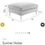 Woo Design 4.5 seater Zuiver Summer Sofa plus Hocker Image 8