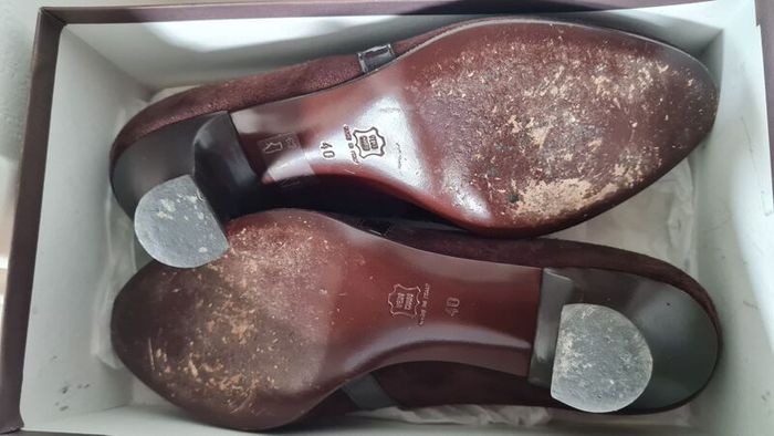 ladies healed  brown shoes size 7