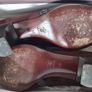 ladies healed  brown shoes size 7 Image 7